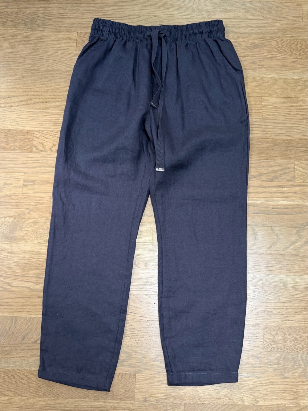 DECJUBA Woman’s Navy Drawstring linen pants XS